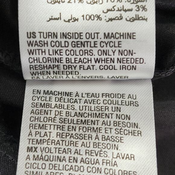 JM Collection Skort Womens PM PETITE Black Pull On Shorts Skirt Sporty Preppy - Picture 6 of 10